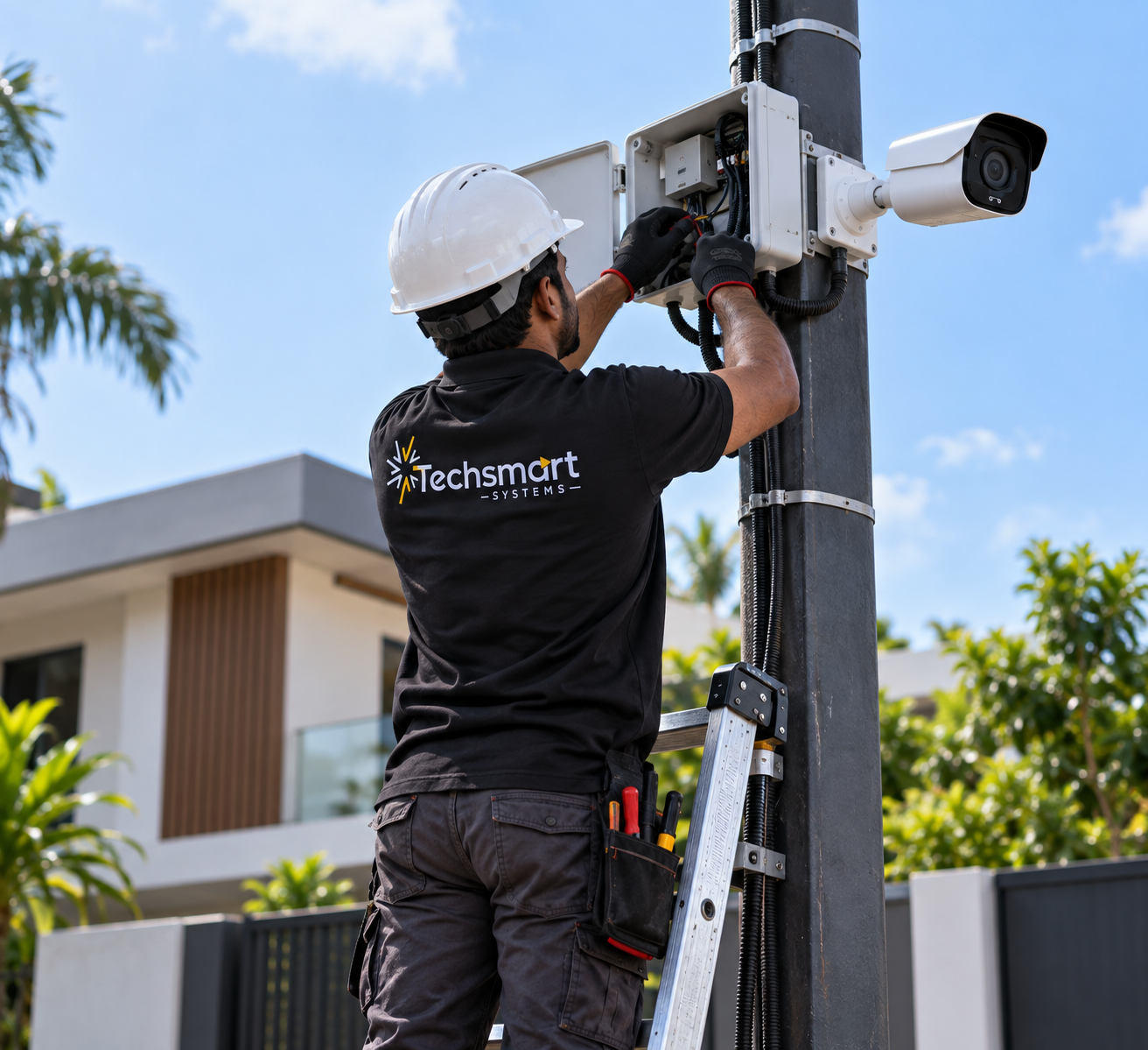 CCTV Security Installation - Enterprise Surveillance | TechSmart Systems Kerala