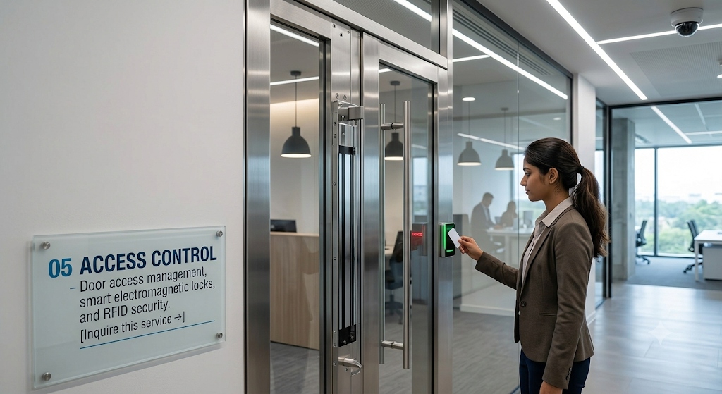Door Access Control Systems & Smart Locks Kollam - TechSmart Systems